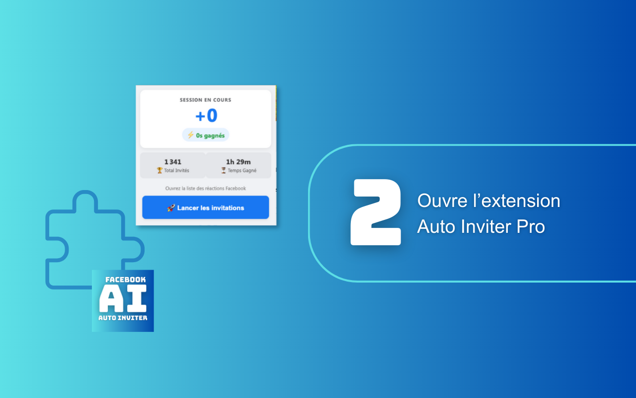 Etape 2 : Ouvrir l'extension