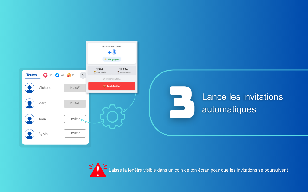 Etape 3 : Laisser faire